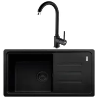 Chiuvetă Franke Pachet BSG 611-78 S 78 x 43.5 / Compozit / Black