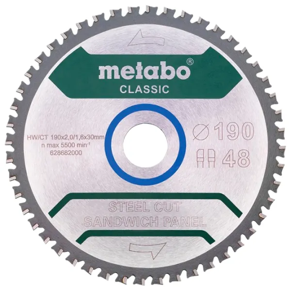 Циркулярный диск Metabo 628682000  photo 1