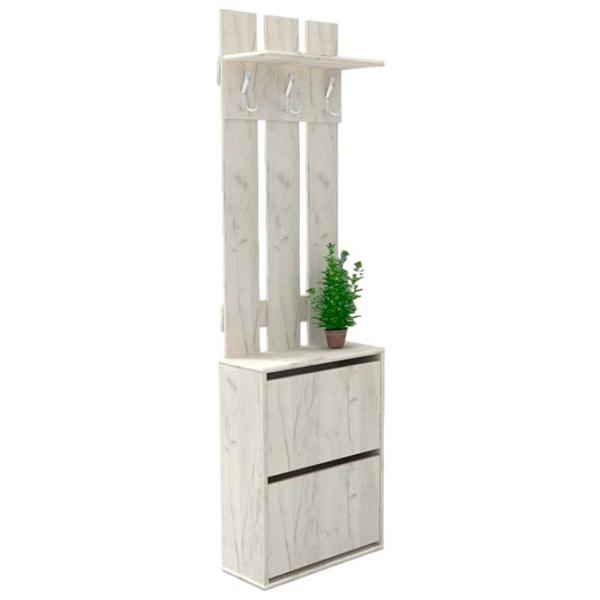 Dulap pentru antreu ML-Mobila МЛ № 6 (600) PAL / Oak white craft photo 1