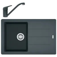 Chiuvetă Franke Pachet BFG 611-78 78 x 50 / Compozit / Black