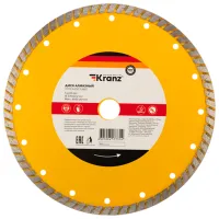 Диск алмазный сплошной Kranz KR-90-0125 