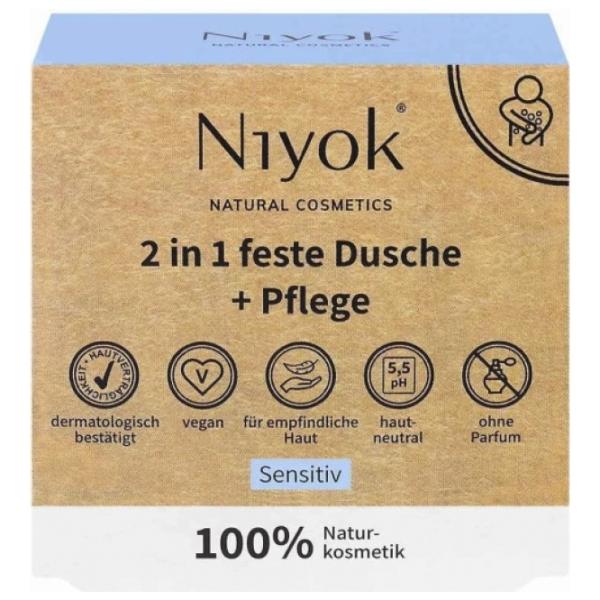 Gel de duș solid Niyok Sensitiv   / 3+ photo 1