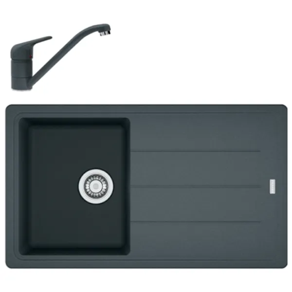Chiuvetă Franke Pachet BFG 611-86 86 x 50 / Compozit / Black photo 1 Chiuvetă Franke Pachet BFG 611-86 86 x 50 / Compozit / Black photo 1