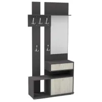 Шкаф для прихожей ML-Mobila МЛ - 1 ДСП / Дуб Крафт Белый