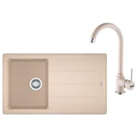 Кухонная мойка Franke Pachet BFG 611-86 86 x 50 / Композитный / Бежевый
