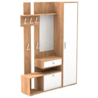 Шкаф для прихожей ML-Mobila МЛ - 2 ДСП / Кремовый