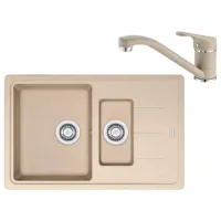 Chiuvetă Franke Pachet BFG 651-78 78 x 50 / Compozit / Beige