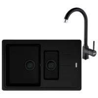 Кухонная мойка Franke Pachet BFG 651-78 78 x 50 / Композитный / Черный