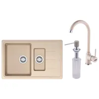 Chiuvetă Franke Pachet BFG 651-78 78 x 50 / Compozit / Beige