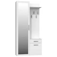 Шкаф для прихожей TopEshop Duo 100 ДСП / White