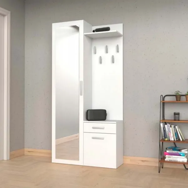 Dulap pentru antreu TopEshop Duo 100 PAL / White photo 2