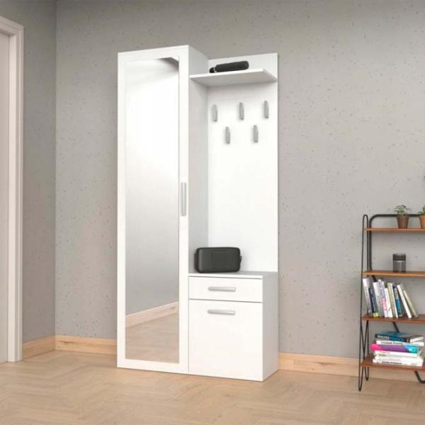 Dulap pentru antreu TopEshop Duo 100 PAL / White photo 2