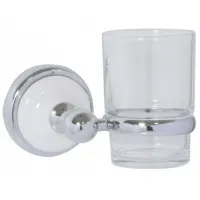 Pahar pentru periuțe de dinți Testrut Lyon Sticlă / Transparent / Pe perete