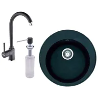 Кухонная мойка Franke Pachet ROG 610 51 x 51 / Композитный / Черный