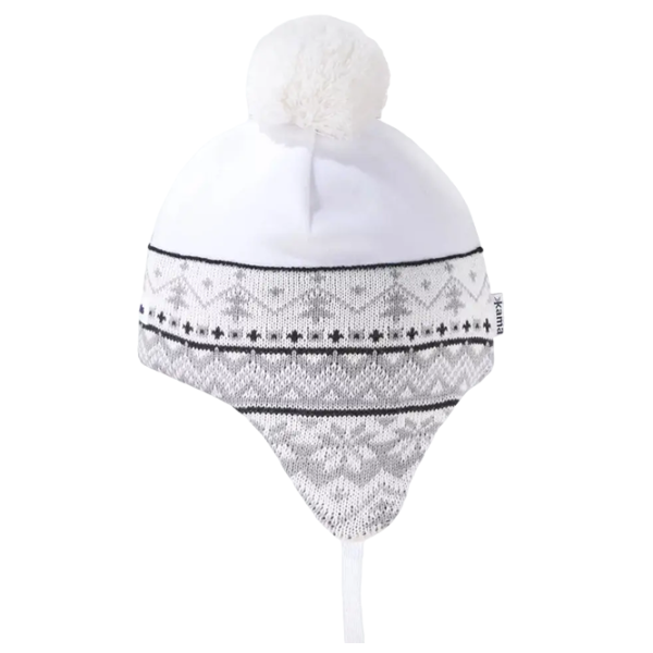 Шапка унисекс Kama Fashion B89  Белый photo 1
