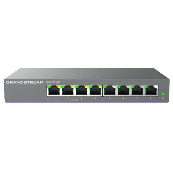 Коммутатор Grandstream GWN7711P Черный photo 1
