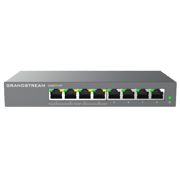 Коммутатор Grandstream GWN7711P Черный photo 1
