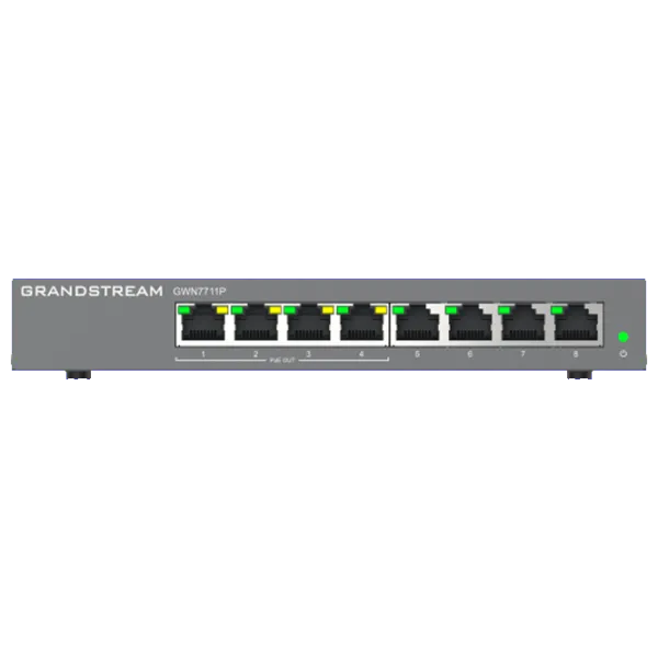 Коммутатор Grandstream GWN7711P Черный photo 2