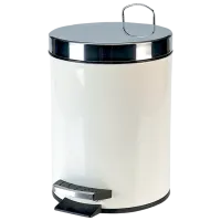 Coș de gunoi Axentia 250800  5 l / Inox / White