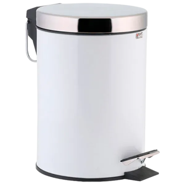 Coș de gunoi Axentia 4005437058606 3 l / Metal / White photo 1