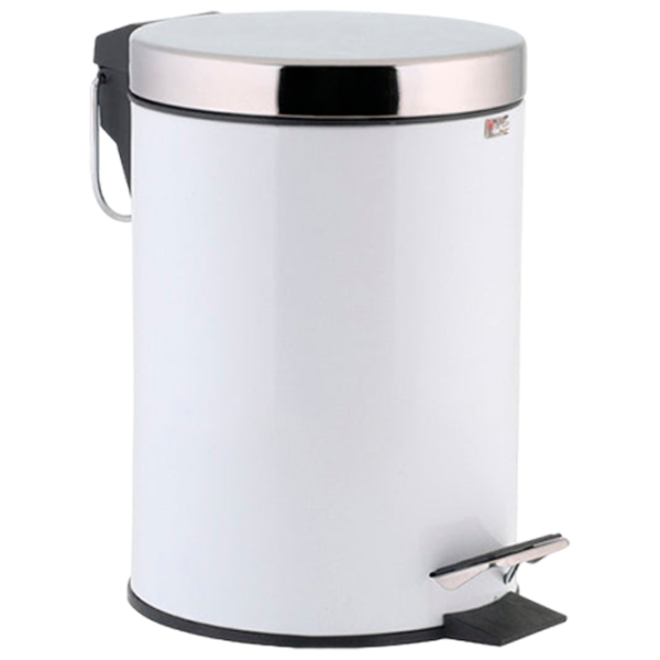 Coș de gunoi Axentia 4005437058606 3 l / Metal / White photo 1