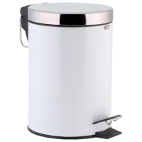 Coș de gunoi Axentia 4005437058606 3 l / Metal / White