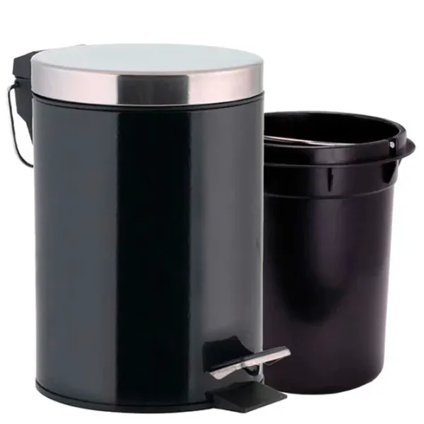 Coș de gunoi Axentia 120292 3 l / Metal / Black photo 2