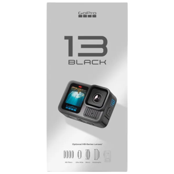 Cameră action GoPro Hero 13 + Accessories Bundle (Сard 64GB+Handler+Battery) 27.6 MP / 1900 mAh / Black photo 8