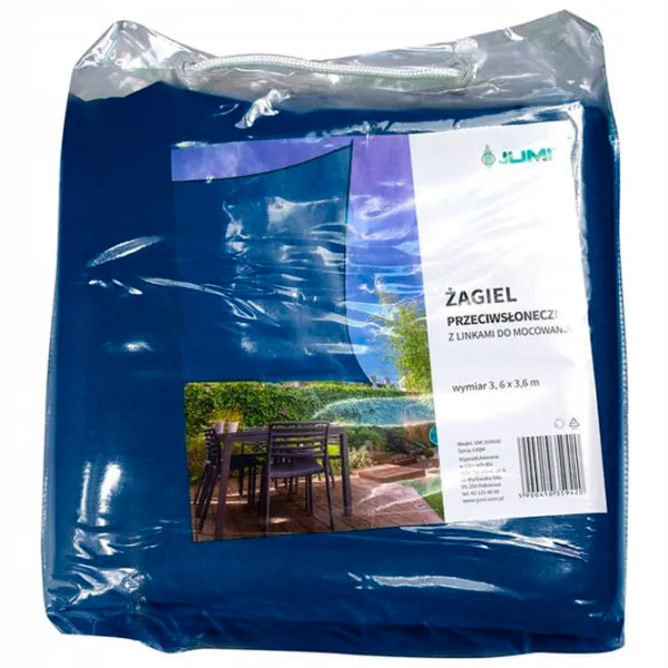 Pinză de umbra Jumi OM-631441 Pătrată / Poliester photo 2 Pinză de umbra Jumi OM-631441 Pătrată / Poliester photo 2