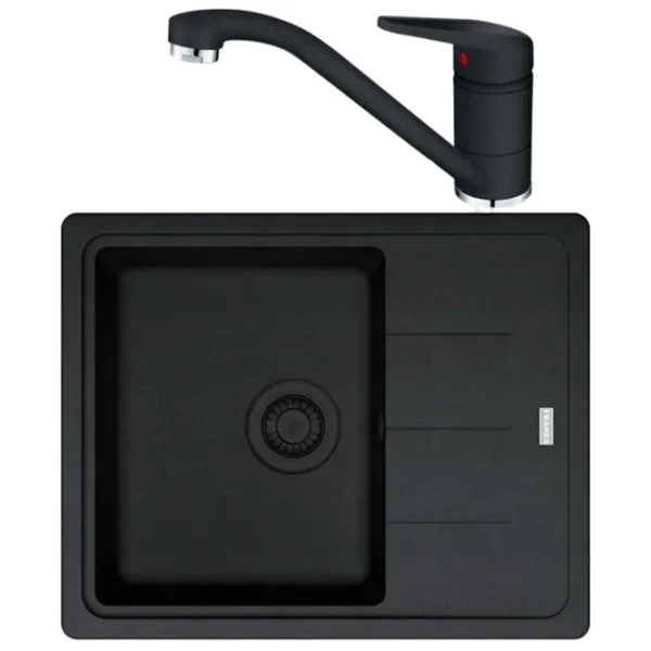 Chiuvetă Franke Pachet BFG 611-62 62 x 50 / Compozit / Black photo 1 Chiuvetă Franke Pachet BFG 611-62 62 x 50 / Compozit / Black photo 1