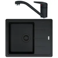 Кухонная мойка Franke Pachet BFG 611-62 62 x 50 / Композитный / Черный