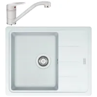 Кухонная мойка Franke Pachet BFG 611-62 62 x 50 / Композитный / Белый