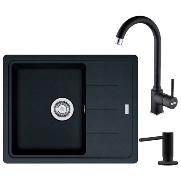 Chiuvetă Franke Pachet BFG 611-62 62 x 50 / Compozit / Black photo 1