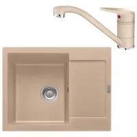 Кухонная мойка Franke Pachet MRG 611-62 62 x 50 / Композитный / Бежевый