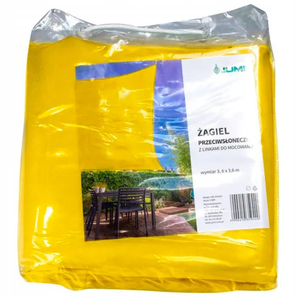 Pinză de umbra Jumi OM-631434 Pătrată / Poliester photo 2 Pinză de umbra Jumi OM-631434 Pătrată / Poliester photo 2