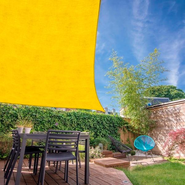 Pinză de umbra Jumi OM-631434 Pătrată / Poliester photo 4 Pinză de umbra Jumi OM-631434 Pătrată / Poliester photo 4