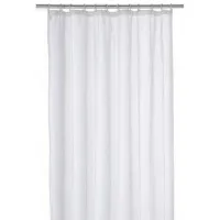 Шторка для ванной Axentia 122673  200 x 180 см / Полиэстер / Белый