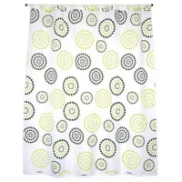 Шторка для ванной MSV Premium Dots 200 x 180 см / Полиэстер / Разноцветный