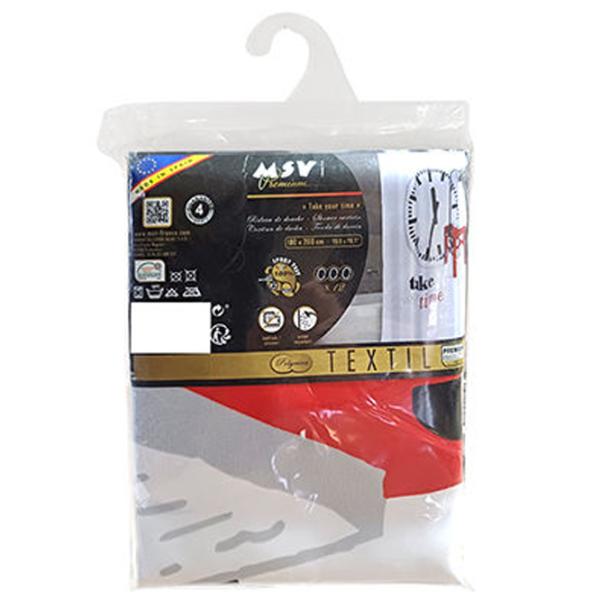 Шторка для ванной MSV Premium Take Time 200 x 180 см / Полиэстер / Белый photo 1
