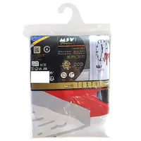 Шторка для ванной MSV Premium Take Time 200 x 180 см / Полиэстер / Белый