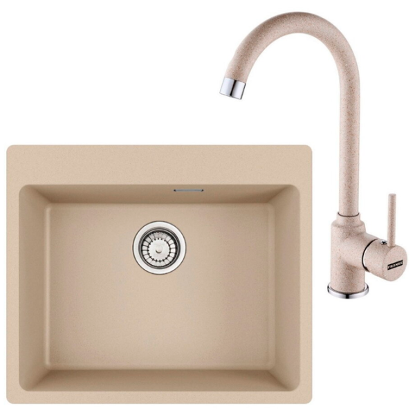 Кухонная мойка Franke Pachet MRG 610-54 59 x 50 / Композитный / Бежевый photo 1 Кухонная мойка Franke Pachet MRG 610-54 59 x 50 / Композитный / Бежевый photo 1