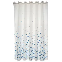 Шторка для ванной MSV Premium Brest 200 x 180 см / Полиэстер / Белый