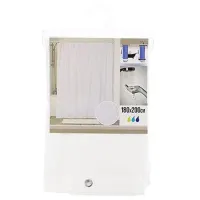 Perdea de duș Tendance 52053  200 x 180 cm / Poliester / White