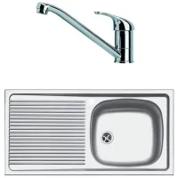 Chiuvetă Franke Pachet ESN 611-86 DR 86 x 43.5 / Oțel inoxidabil / Crom