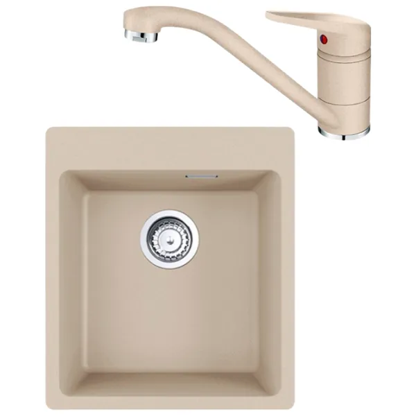Кухонная мойка Franke Pachet MRG 610-39 50 x 40 / Композитный / Бежевый photo 1