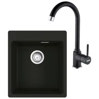 Chiuvetă Franke Pachet MRG 610-39 50 x 40 / Compozit / Black