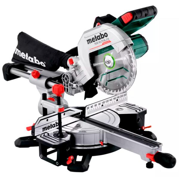 Fierăstrău pentru tăieri înclinate Metabo KGS 18 LTX BL 216  / Green photo 1
