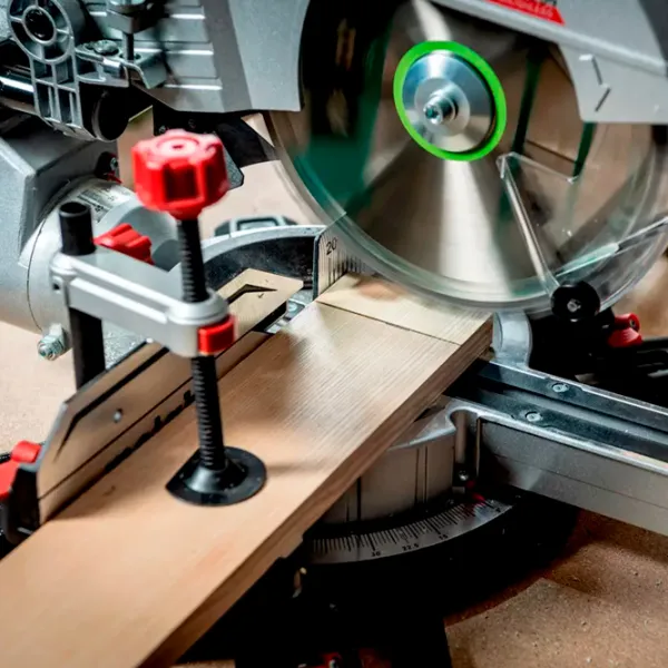 Fierăstrău pentru tăieri înclinate Metabo KGS 18 LTX BL 216  / Green photo 2