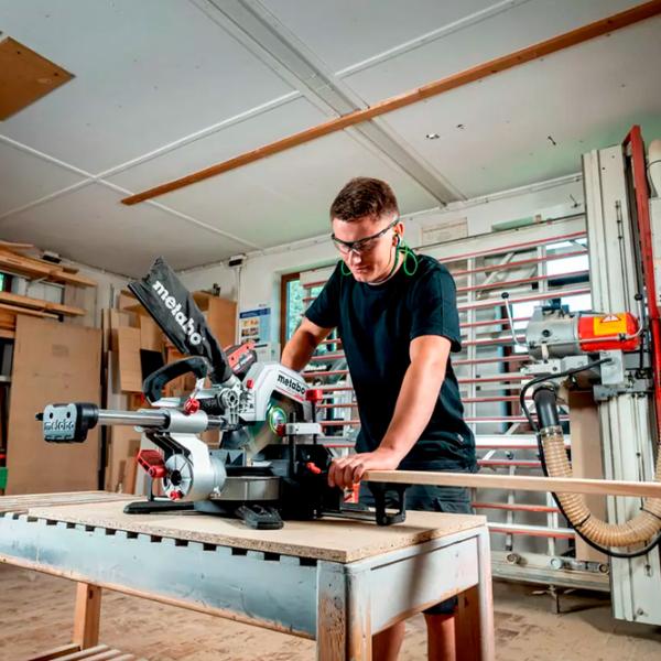 Fierăstrău circular Metabo KGS 18 LTX BL 254  / Green photo 5