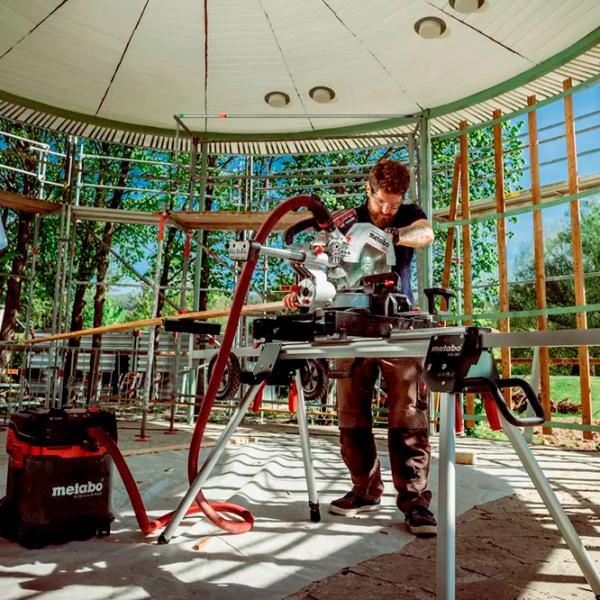 Fierăstrău circular Metabo KGS 18 LTX BL 254  / Green photo 13